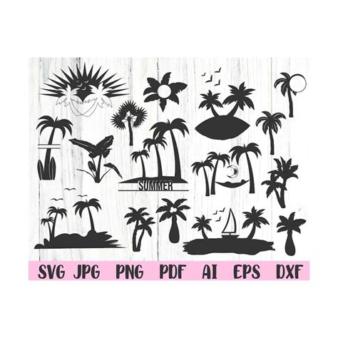 Palm Tree Design Svg Palm Tree Svg Beach Svg Summer Svg Svg Inspire Uplift