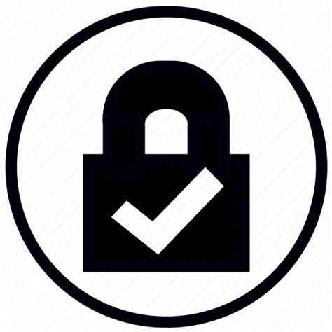 Check Security Features Lock Logo Transparent