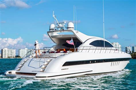 72 Mangusta Yacht 9795 Luxury Motor Boat Rental Miami Fl Sailo