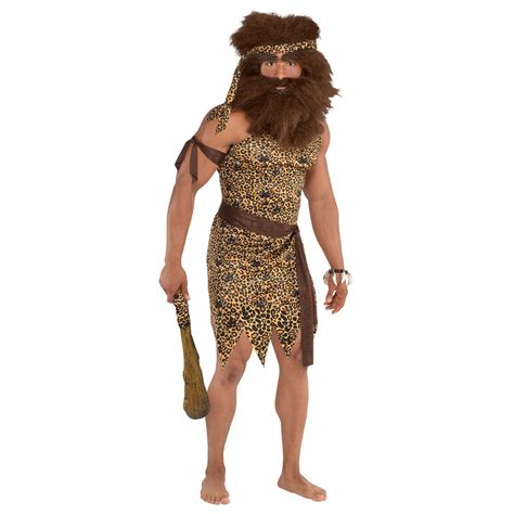 Caveman Costume For Men Fancy Dress Costume Outfit Book Week Carnival
