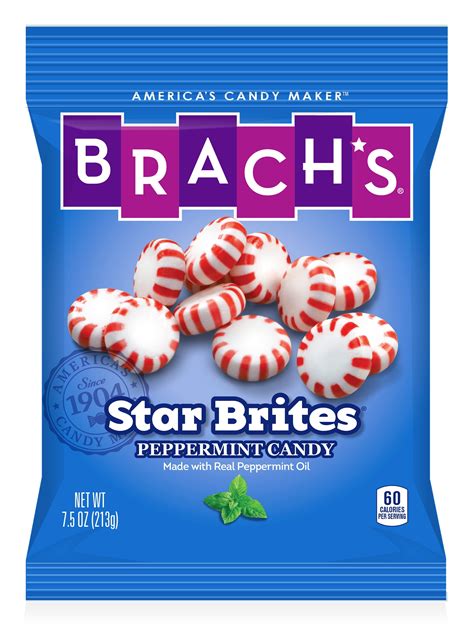 Brachs Star Brites Peppermint Candy 75 Oz