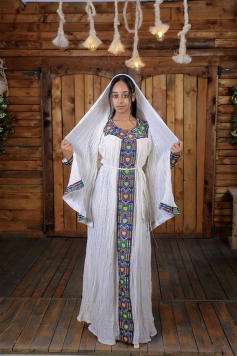 Ethiopian Clothing Habesha Dress Ethiopian Cultural Dress Etsy