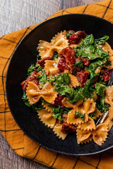 Creamy Sun Dried Tomato Pasta Vegan Two Market Girls