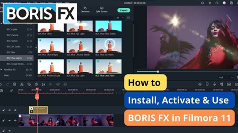filmora 11 boris fx how to install activate and use boris fx in filmora 11 youtube