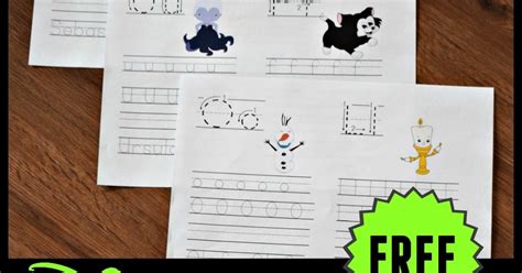 Free Printable Disney Alphabet Worksheets For Preschool Preschool