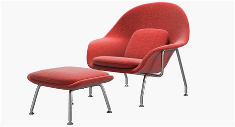 The womb chair was created back in 1946 by finnish designer eero saarinen. Knoll saarinen womb chair 3D model - TurboSquid 1411629