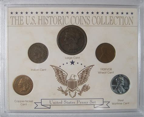 Us Historic Coins Collection Penny Set Good Ole Toms