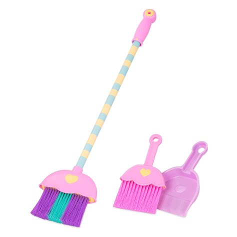 Play Circle Sweeping Set Cleaning Toy For Kids Pretend Play