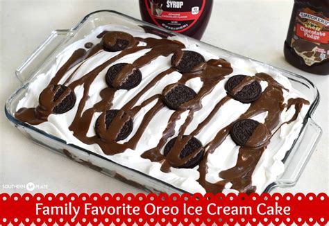 Cookies and ice cream are not only a classic combination, but a delicious one. Family Favorite Oreo Ice Cream Cake | Southern Plate