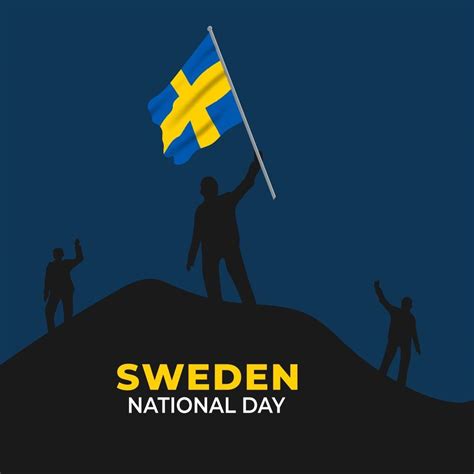 Sweden National Day Celebrated Annually On June In Sweden Happy National Holiday Of Freedom