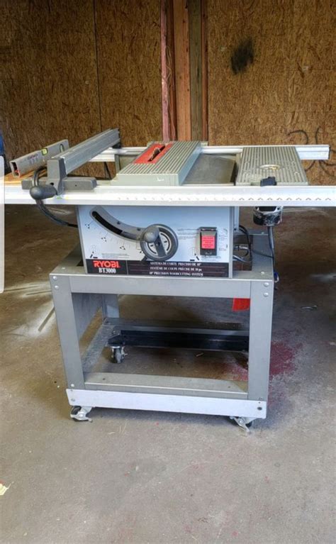Ryobi Bt3000 Table Saw With Stanley Router All One Heavy Duty Rolling