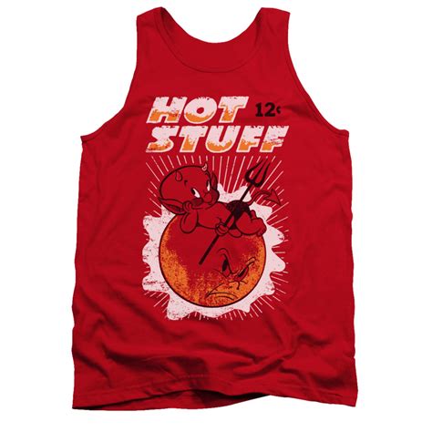 Hot Stuff Shirt Tank Top On The Sun Red Tanktop Hot Stuff On The Sun