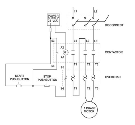 Wiring Diagram For A Magnetic Motor Starter Database