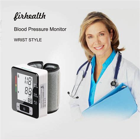 Wrist Blood Pressure Cuff Monitor Firhealth Fully Automatic Electronic