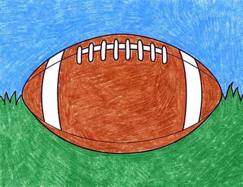 How To Draw A Football Logo