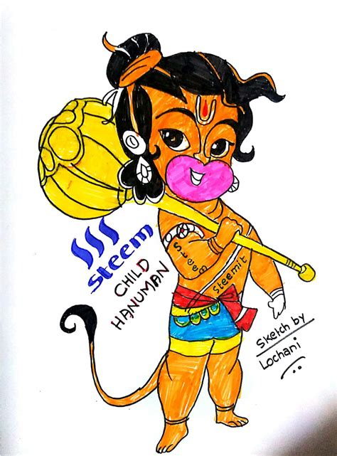 Hanuman Drawing At Explore Collection Of Hanuman