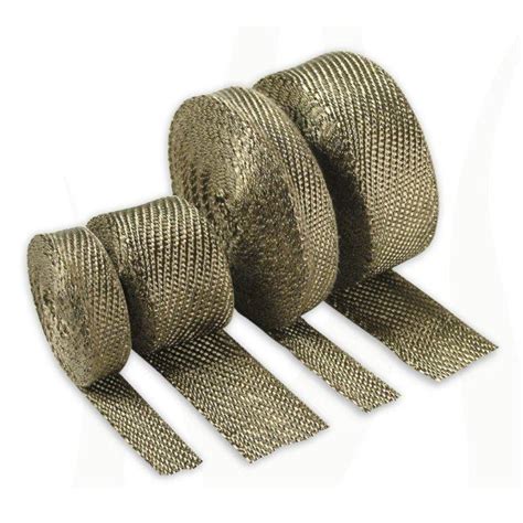 When it comes to wrapping the exhaust, the concern is usually with regards to heat control. DEI Titanium Exhaust Wrap - 2" x 100 ft - Cartel Australia