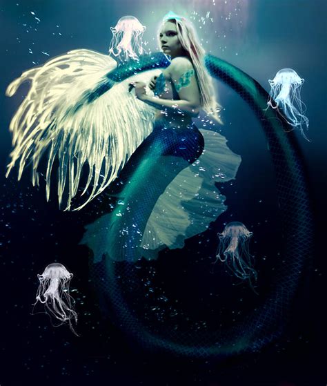 Northern Mermaid Princess Digital Art By Bohemian Ink Fine Art America