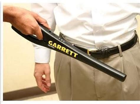 Garrett Super Wand Hand Held Security Metal Detector 1165800 With 360