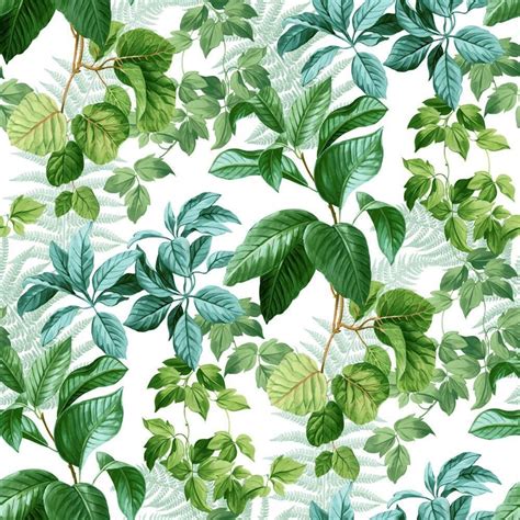 Rainforest Leaves Peel And Stick Wallpaper Leaf Wallpaper Vinyl