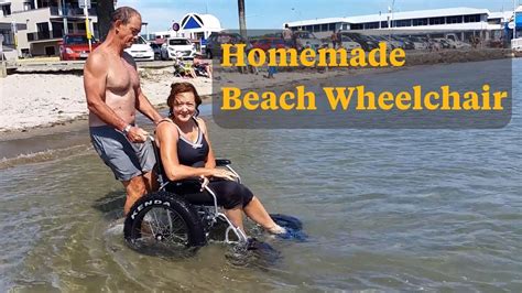 Homemade Beach Wheelchair Wheelie Good Tips Ep Youtube