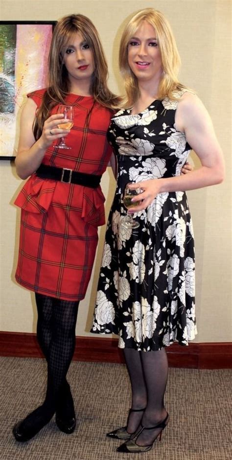 My Favorite Cd Pics — Crossdresser Girlfriends Peplum Dress Dress Up