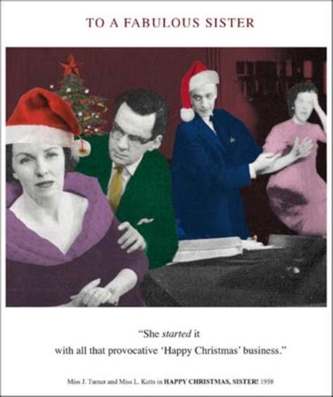 Fabulous Sister Funny Christmas Greeting Card Cards