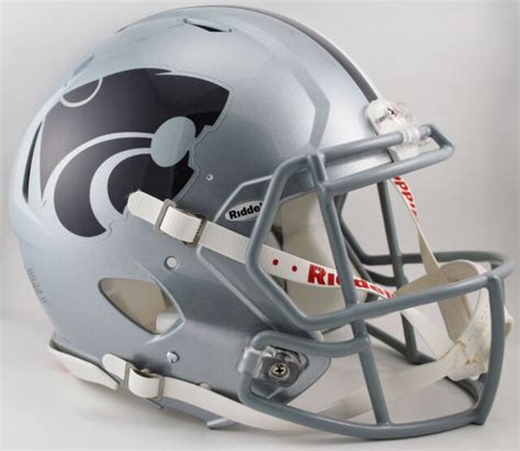 Kansas State Wildcats Ncaa Riddell Speed Authentic Football Helmet Ebay