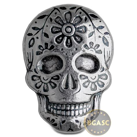 Kate from songs kate sang made these adorable printable masks that the kids colored. Buy 2 oz Silver Day of the Dead Sugar Skull Monarch Poured ...