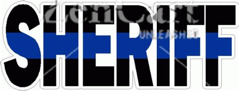 Sheriff Thin Blue Line Decal 827 2020 Phoenix Graphics Your Online
