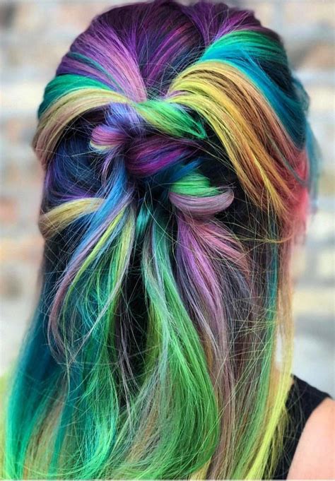 55 Awesome Hair Colors Ideas To Try This Season Expression Hair Styles Mermaid Hair