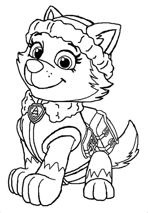 Marshall visiting ocean paw patrol coloring pages. Paw Patrol Coloring Pages - Best Coloring Pages For Kids
