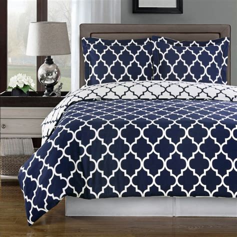 Navy Blue And White Duvet Cover Home Furniture Design
