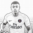 Kylian Mbappé Para Colorear