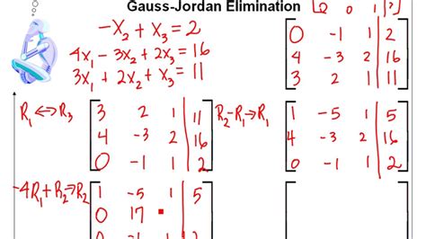 It is done by manipulating the given matrix using elementary row operations. Gauss-Jordan Elimination (3x4 matrix) - YouTube