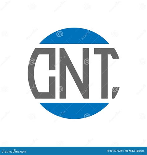 Cnt Letter Logo Design On White Background Cnt Creative Initials