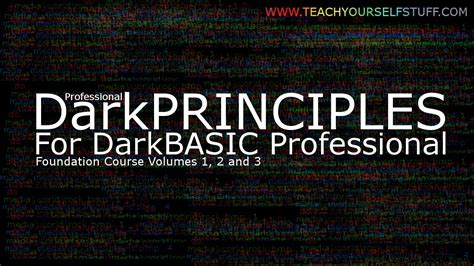 Darkbasic Professional The Ide Explained Darkprinciples Foundation