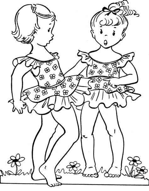 Print cute coloring pages for free and color our cute coloring! Reminds me of sister & I as little girls @ the beach ...