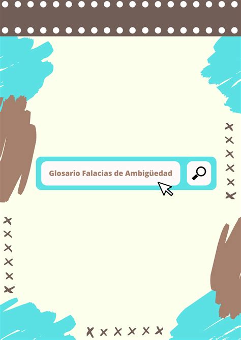 Solution Glosario Falacias De Ambig Edad Studypool