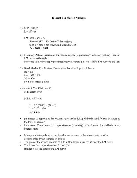 Tutorial 3 Suggested Answers Tutorial 3 Suggested Answers Mp 500 P