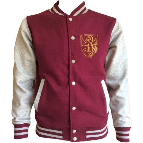 Vintage Style Harry Potter Inspired Gryffindor House Varsity Jacket