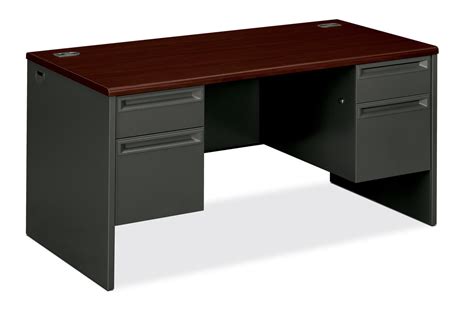 Hon 38000 Series Metal Double Pedestal Desk Steel Body