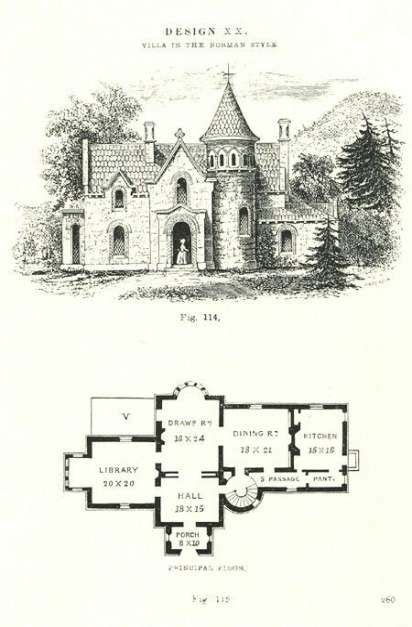 Gothic Mansion Blueprints