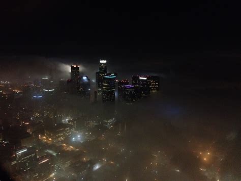 "There's a fog upon L.A." (photo from National Weather Service Los