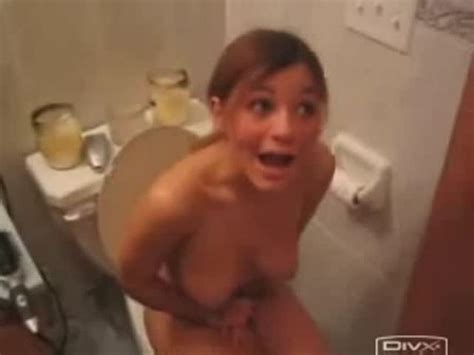 Girls Caught Naked On Toilet