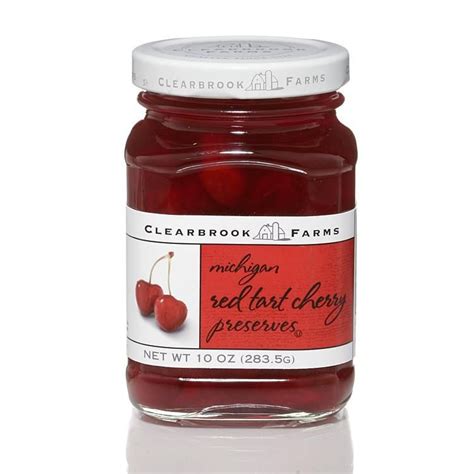 Red Tart Cherry Preserves 10 Oz Twist Top Jar Cherry Preserves