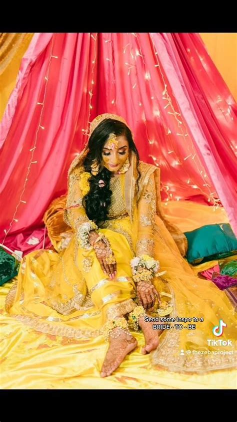 Haldi Photo Ideas For Desi Brides💕 Thezebaproject Video Desi Bride Indian Wedding