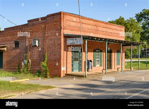The Small Rural Post Office Building In Matthews Alabama Usa That Is