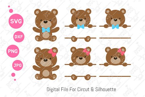 Teddy Bear Svg Cute Baby Bear Svg Grafik Von Foxgrafy · Creative Fabrica