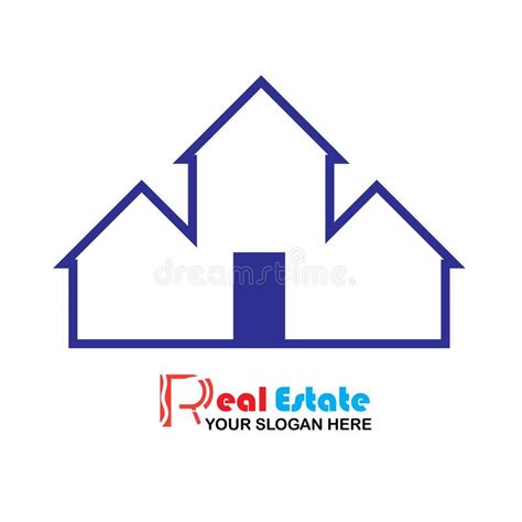 Real Estate Logo Vector Stock Vector Illustration Of Design 173582013